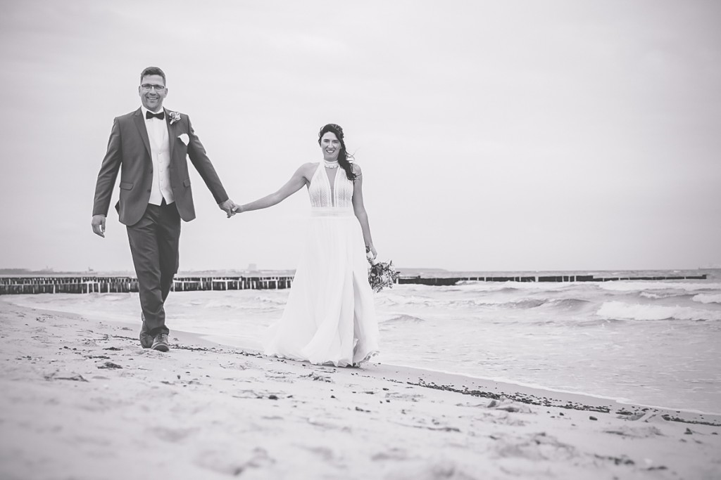 Heiraten am Strand, bei Rostock.